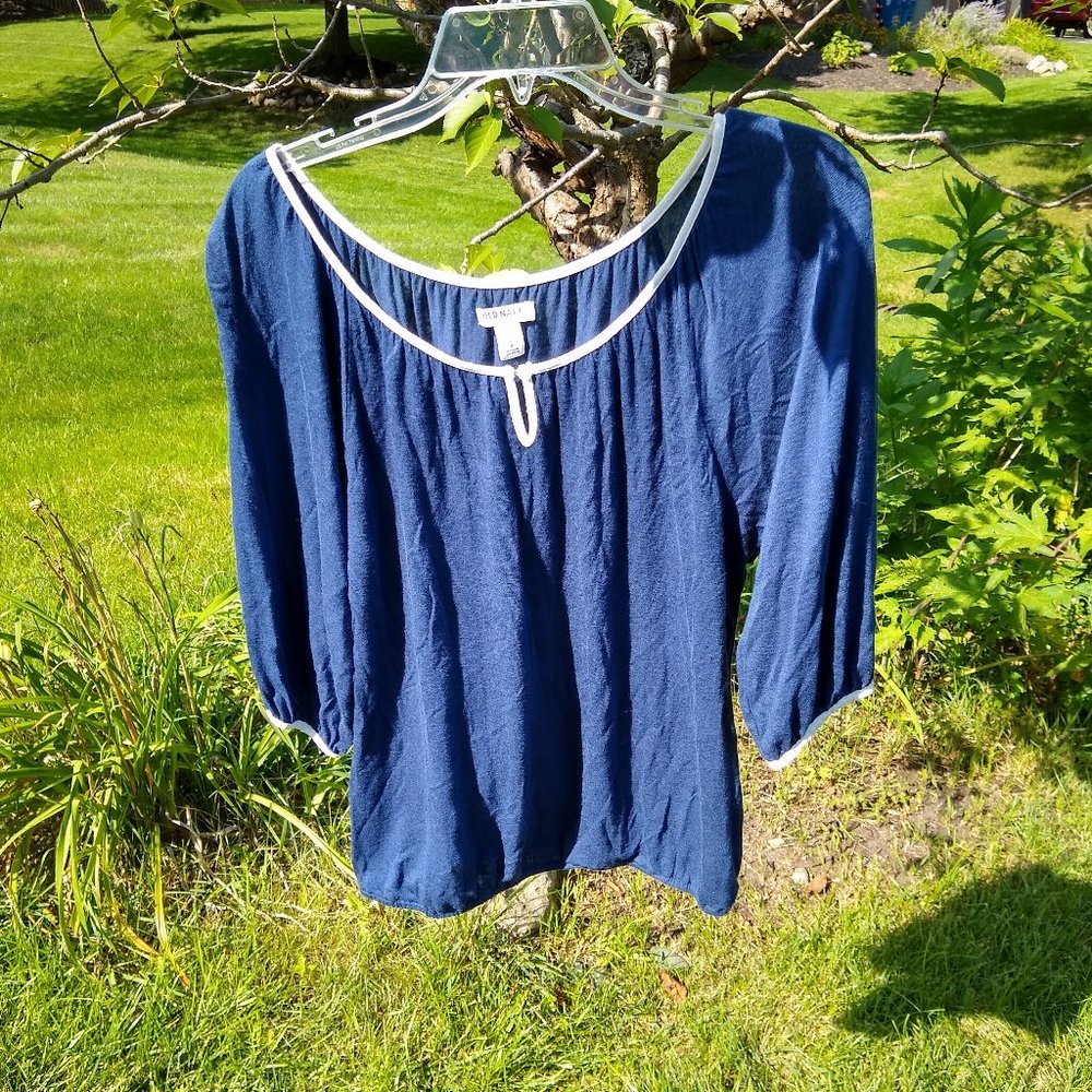 Flowy peasant blouse